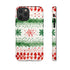 Watercolor Christmas Knitting - Impact Resistant Phone Case iPhone 11 Pro Glossy